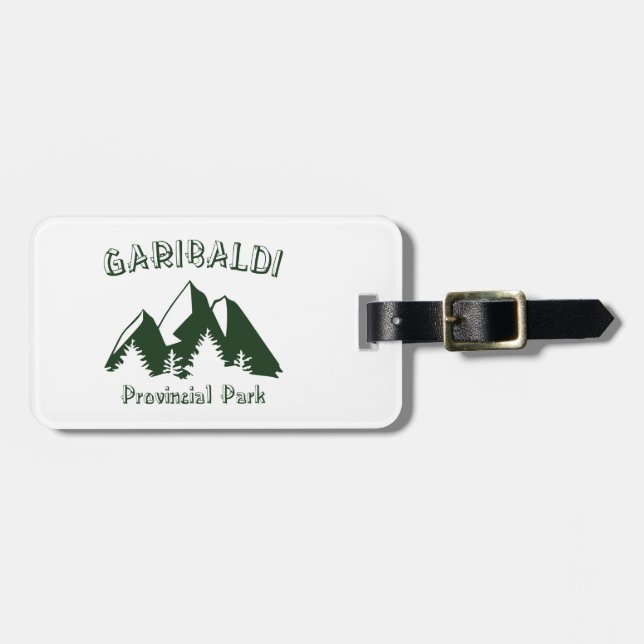 Garibaldi Provincial Park Bagagebricka (Horisontell Framsida)