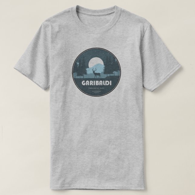Garibaldi Provincial Park Hjort T Shirt (Design framsida)