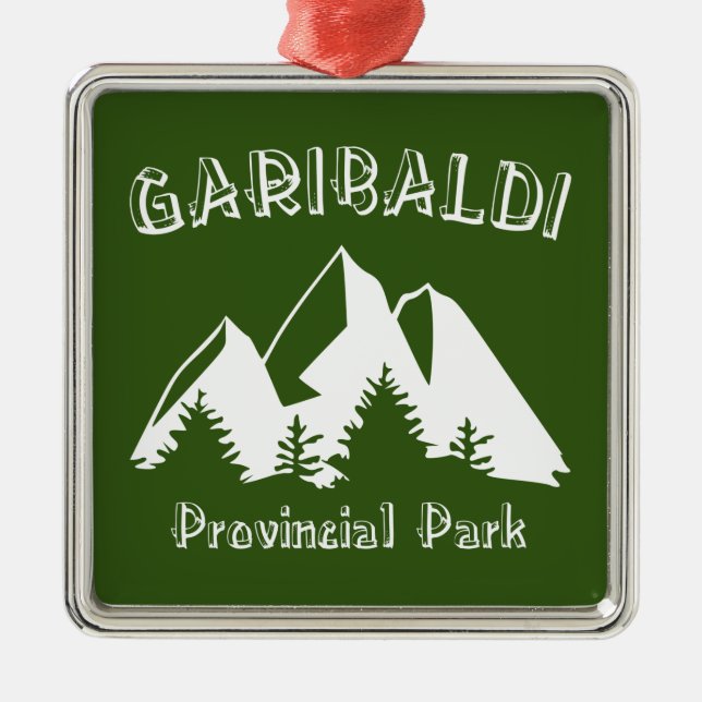Garibaldi Provincial Park Julgransprydnad Metall (Framsidan)