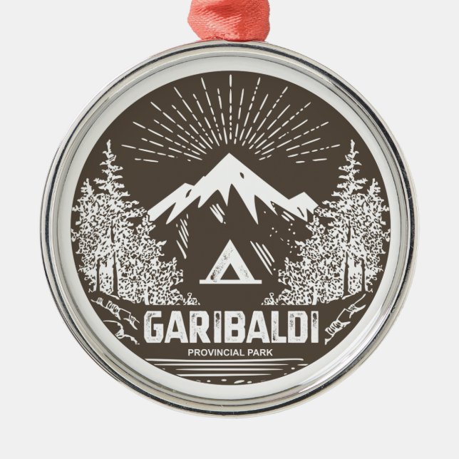Garibaldi Provincial Park Julgransprydnad Metall (Framsidan)