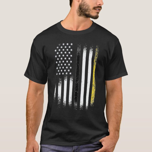 Garifuna American Patriot Grown Country USA Flags  T Shirt (Framsida)