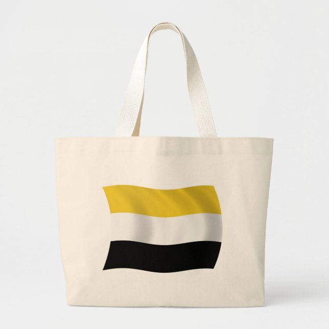 Garifuna Flag Toteväska Jumbo Tygkasse (Framsidan)