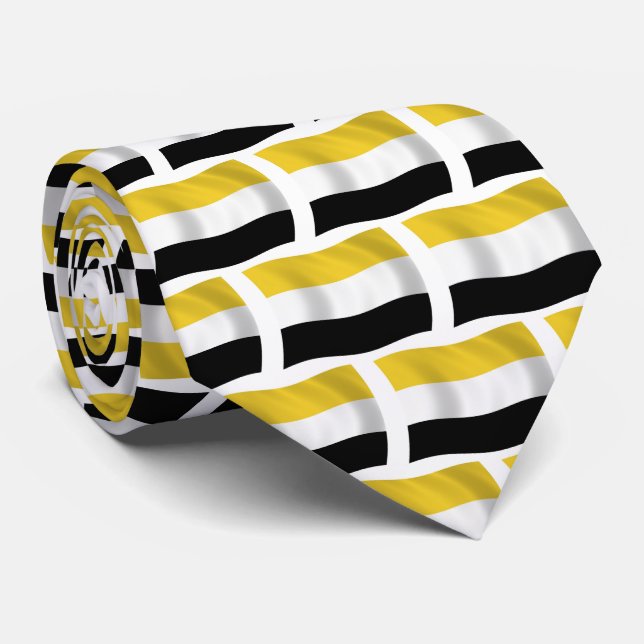 Garifuna Flagg Halsduk Slips (Rullad)