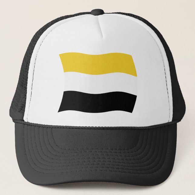 Garifuna Flagga Hat Truckerkeps (Framsida)