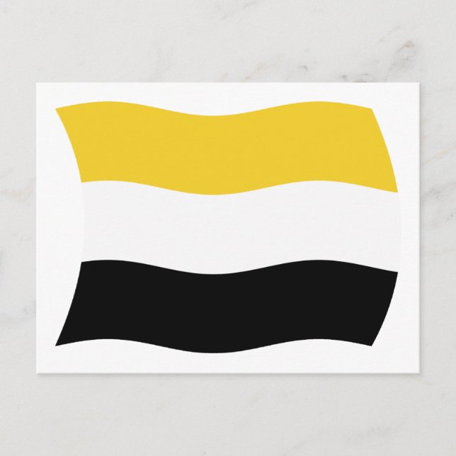 Garifuna Flagga Postkort Vykort (Framsida)