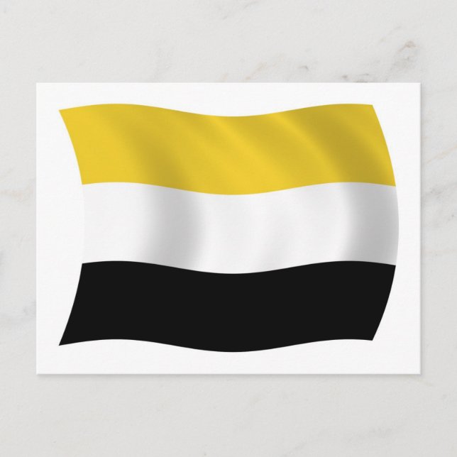 Garifuna Flagga Postkort Vykort (Framsida)