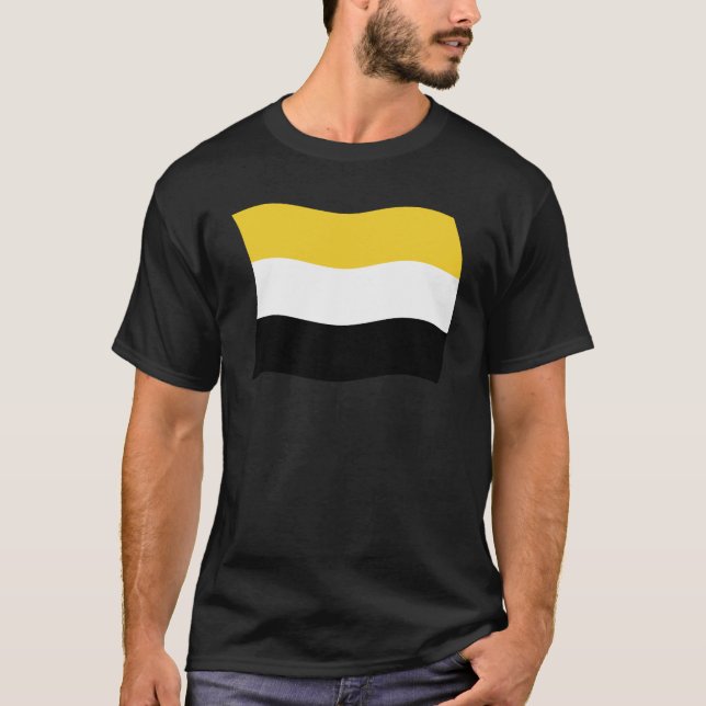 Garifuna Flagga Shirt T-shirt (Framsida)