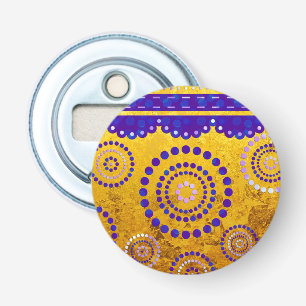Garland ARTdeco violet blue + din bakgrund Flasköppnare