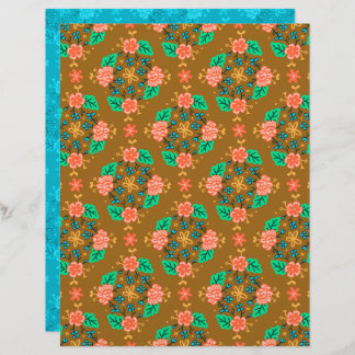 Garland Brown Scrapbook Papper