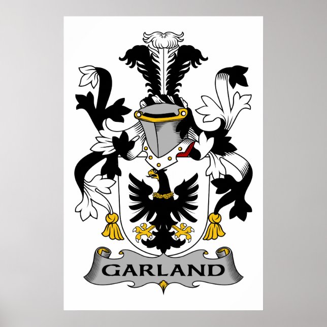 Garland Family Crest Poster (Framsidan)