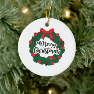 Garland God jul Julgransprydnad Keramik