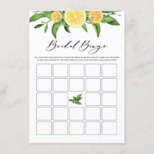 Garland Möhippa Bingo, citroner och Orangar Tilläggskort