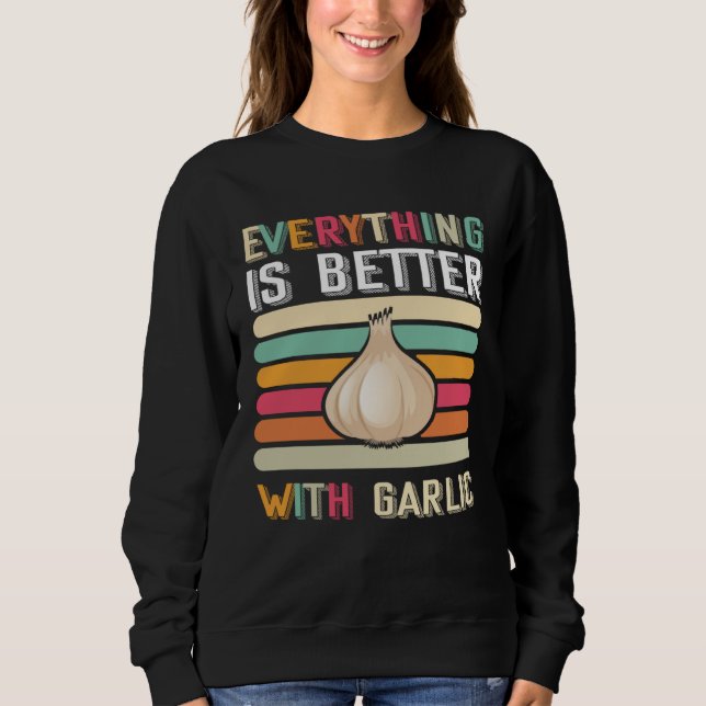 Garlic  Garlicologist Cook or Chef T Shirt (Framsida)