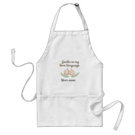 Garlic Is My Love Language – Personalized Garlic Förkläde