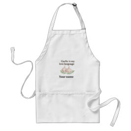 Garlic Is My Love Language – Personalized Garlic Förkläde