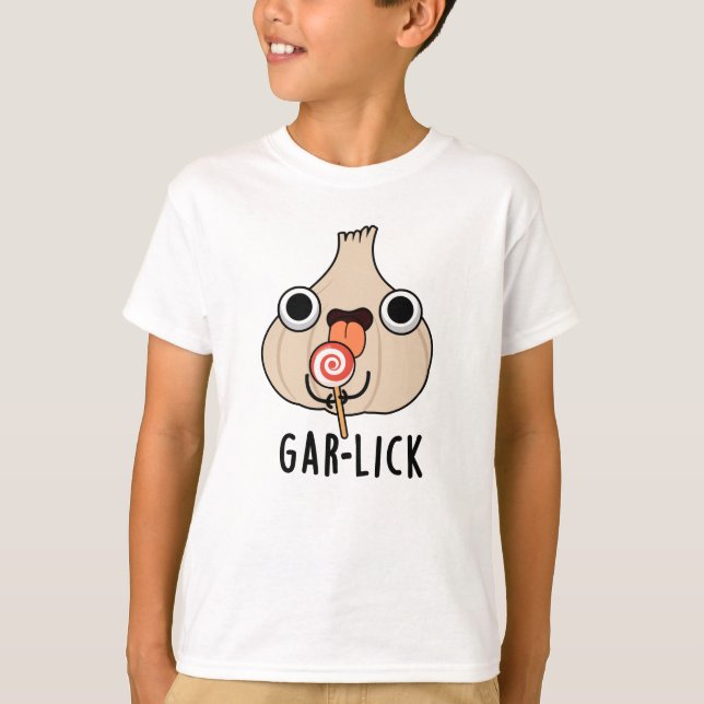 Garlick Funny Vitlic Herb Pun T Shirt (Framsida)