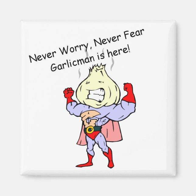 Garlicman Magnet (Framsidan)