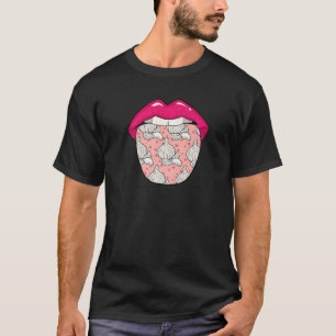 Garlicolog Cooking - Ga - Läppar Herb Clove Garlic T Shirt