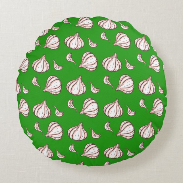 Garlleg Rund Kudde (Framsidan)