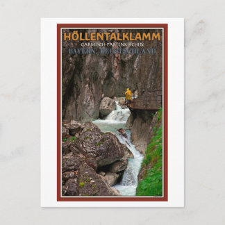 Garmisch - Höllentalklamm Vykort