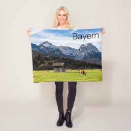 Garmisch Partenkirchen Alpernas Bavaria Tyskland Fleecefilt