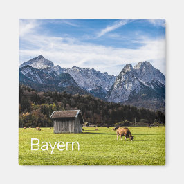 Garmisch Partenkirchen Alpernas Bavaria Tyskland Magnet
