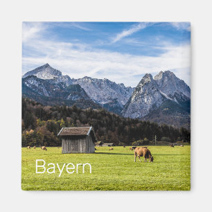 Garmisch Partenkirchen Alpernas Bavaria Tyskland Magnet