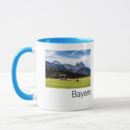 Garmisch Partenkirchen Alpernas Bavaria Tyskland Mugg