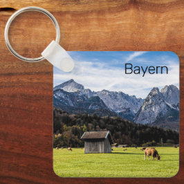 Garmisch Partenkirchen Alpernas Bavaria Tyskland Nyckelring