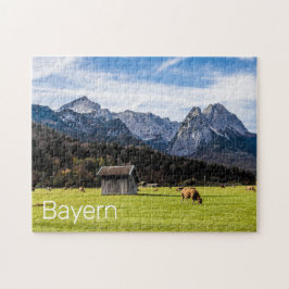 Garmisch Partenkirchen Alpernas Bavaria Tyskland Pussel