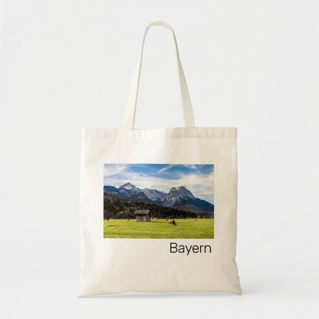 Garmisch Partenkirchen Alpernas Bavaria Tyskland Tygkasse (Framsidan)