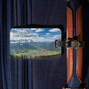 Garmisch-Partenkirchen Bavaria Alpernas Panorama G Bagagebricka