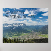 Garmisch-Partenkirchen Bavaria Alpernas Panorama G