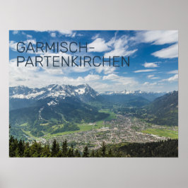 Garmisch-Partenkirchen Bavaria Alpernas Panorama G Poster