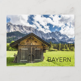 Garmisch Partenkirchen Bavaria Alpernas Panorama Helg Vykort