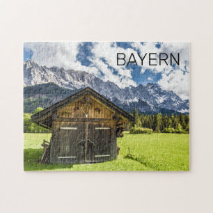 Garmisch Partenkirchen Bavaria Alpernas Panorama Pussel