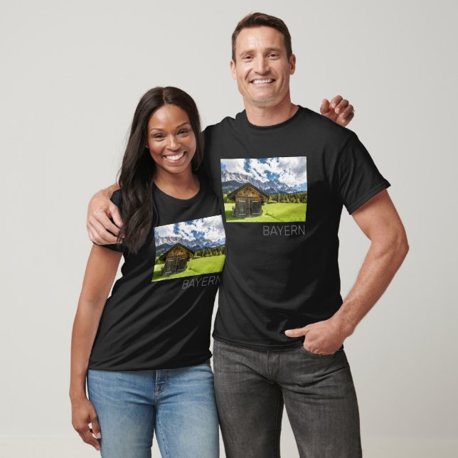 Garmisch Partenkirchen Bayern Alperna Panorama T Shirt (Unisex)