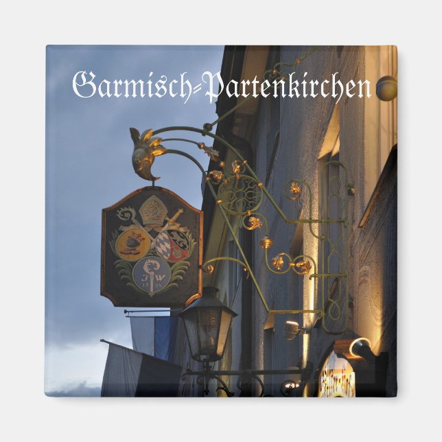 Garmisch Partenkirchen magnet (Framsidan)