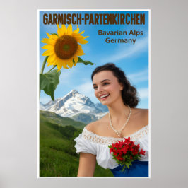 Garmisch Partenkirchen, Tyskland affisch