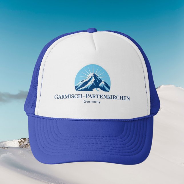 Garmisch-Partenkirchen Tyskland skidort Hatt Keps (Skapare uppladdad)