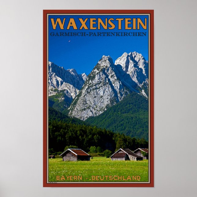 Garmisch - Waxenstein Poster (Framsidan)