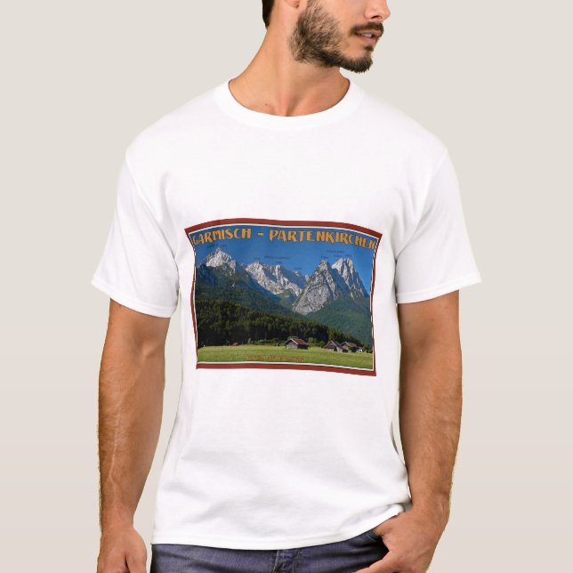 Garmisch - Zugspitzen och Alpspitzen Tee (Framsida)