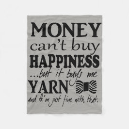 Garn är en lyckokort fleecefilt