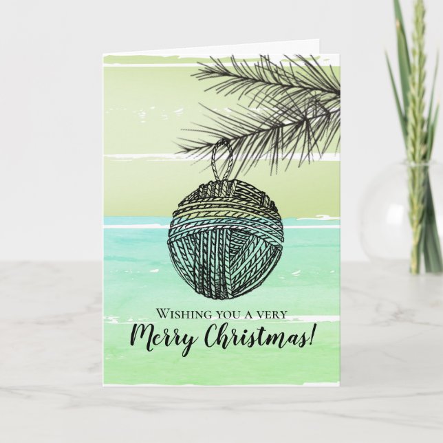 Garn av krona, personlig, foto Jul Helgkort (Framsida)