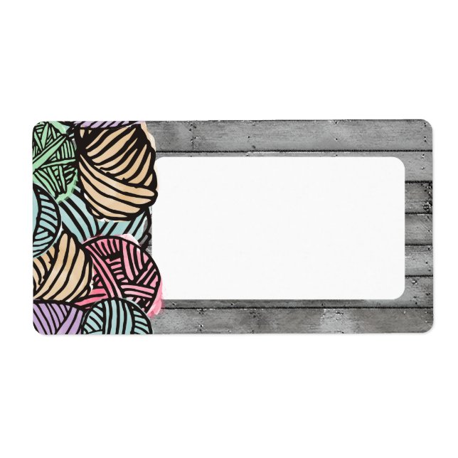 Garn av trikå av dodlvattenfärgat garn fraktsedel (Framsidan)