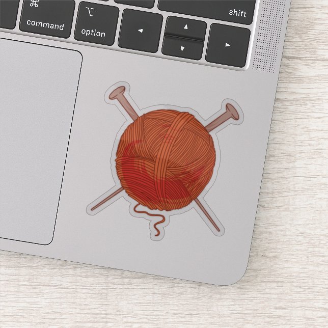 Garn Boll Klistermärken (Detalj)