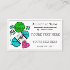 Garn/Crochet/Sticka Visitkort