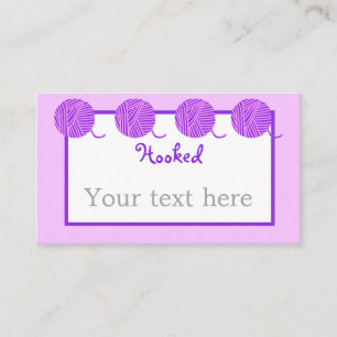 Garn Crochet/Sticka Visitkort