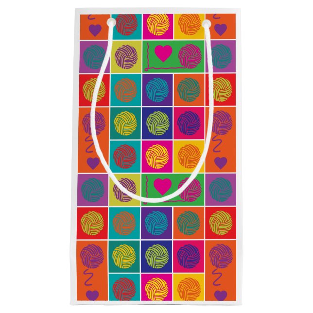 Garn, garn, mönstrat garnband (Framsidan)