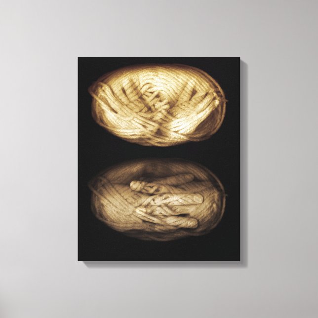 Garn händer 2013 canvastryck (Framsida)